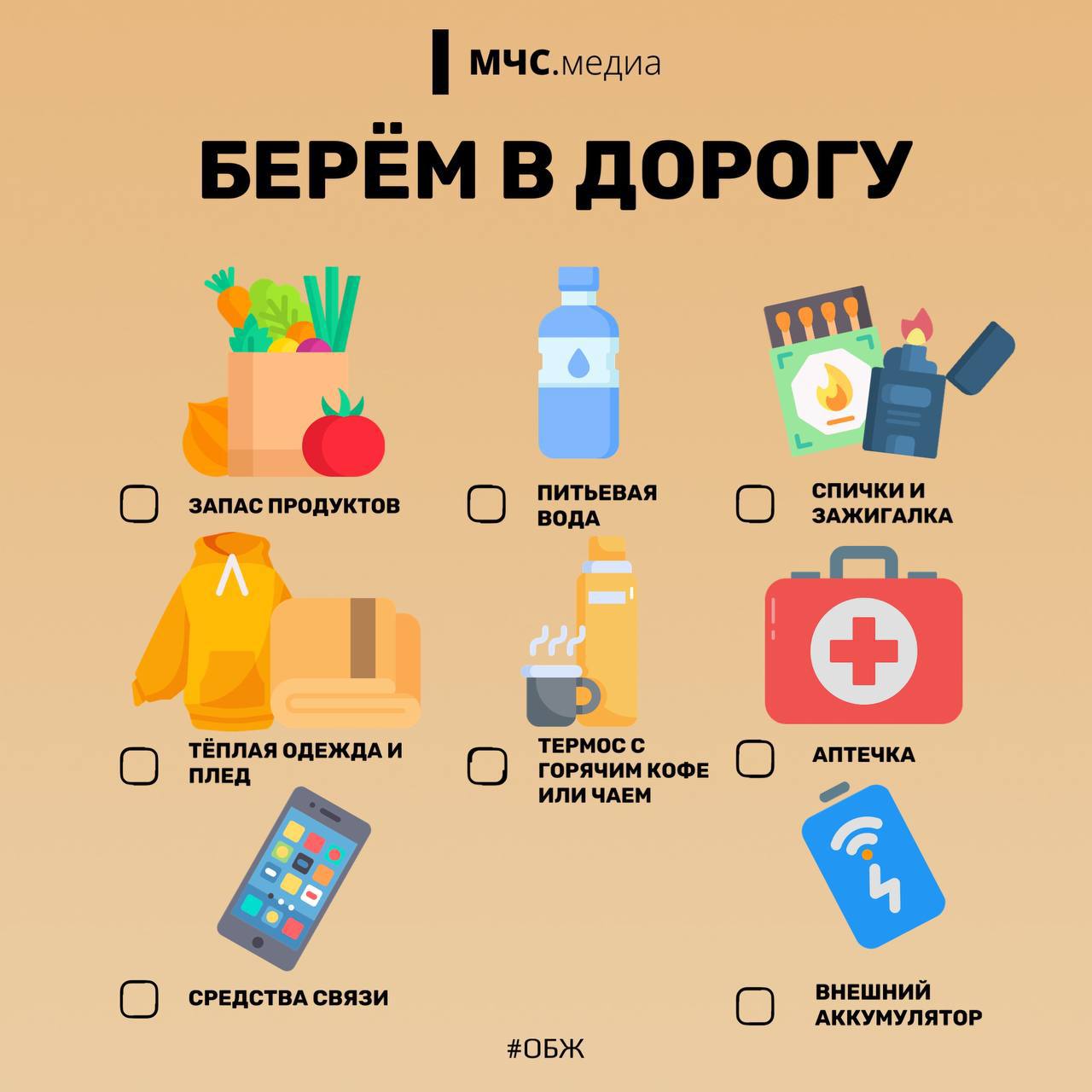 Что берем с собой в дорогу в путешествии